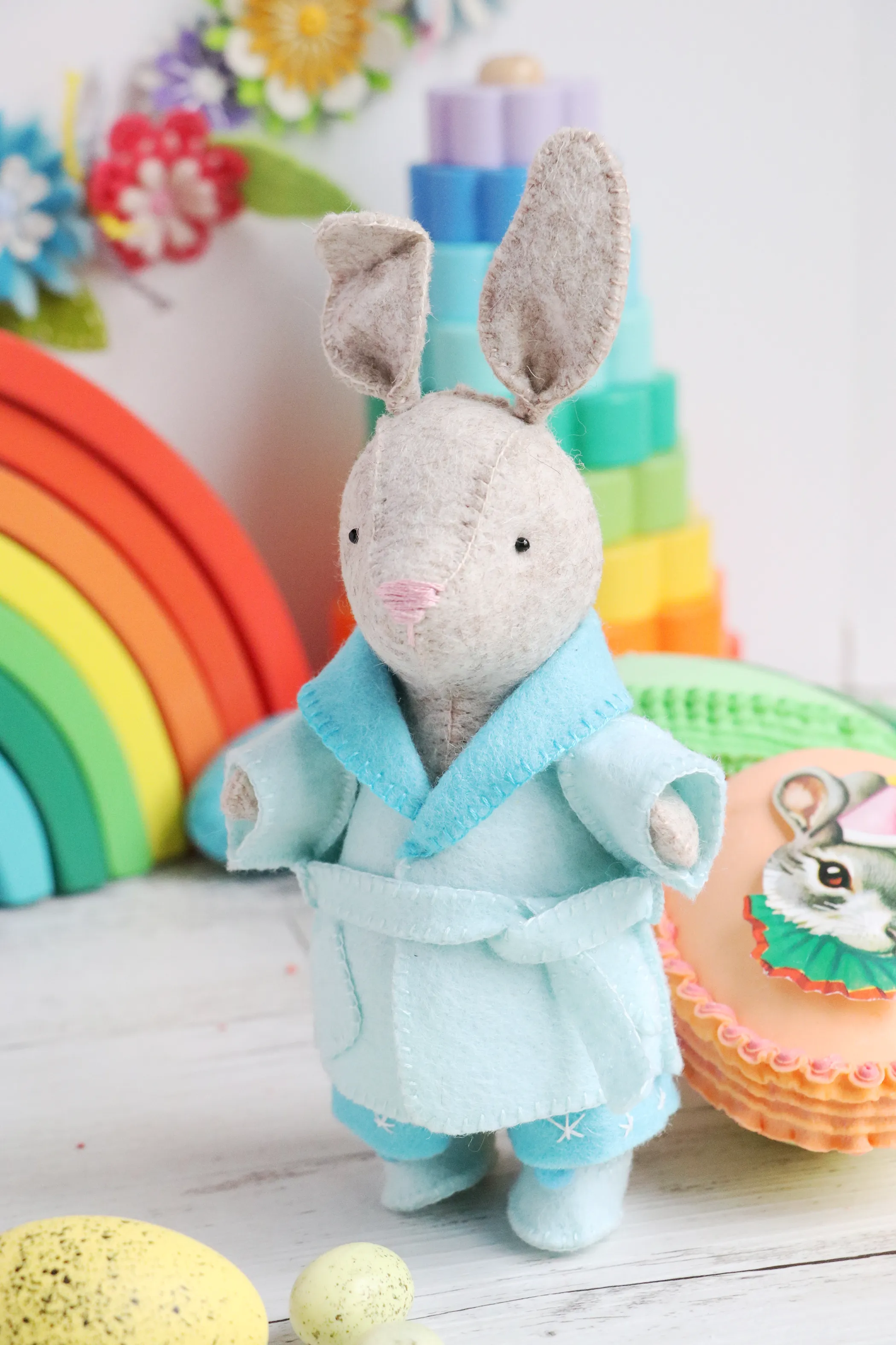 Monty & June: Rabbit sewing pattern