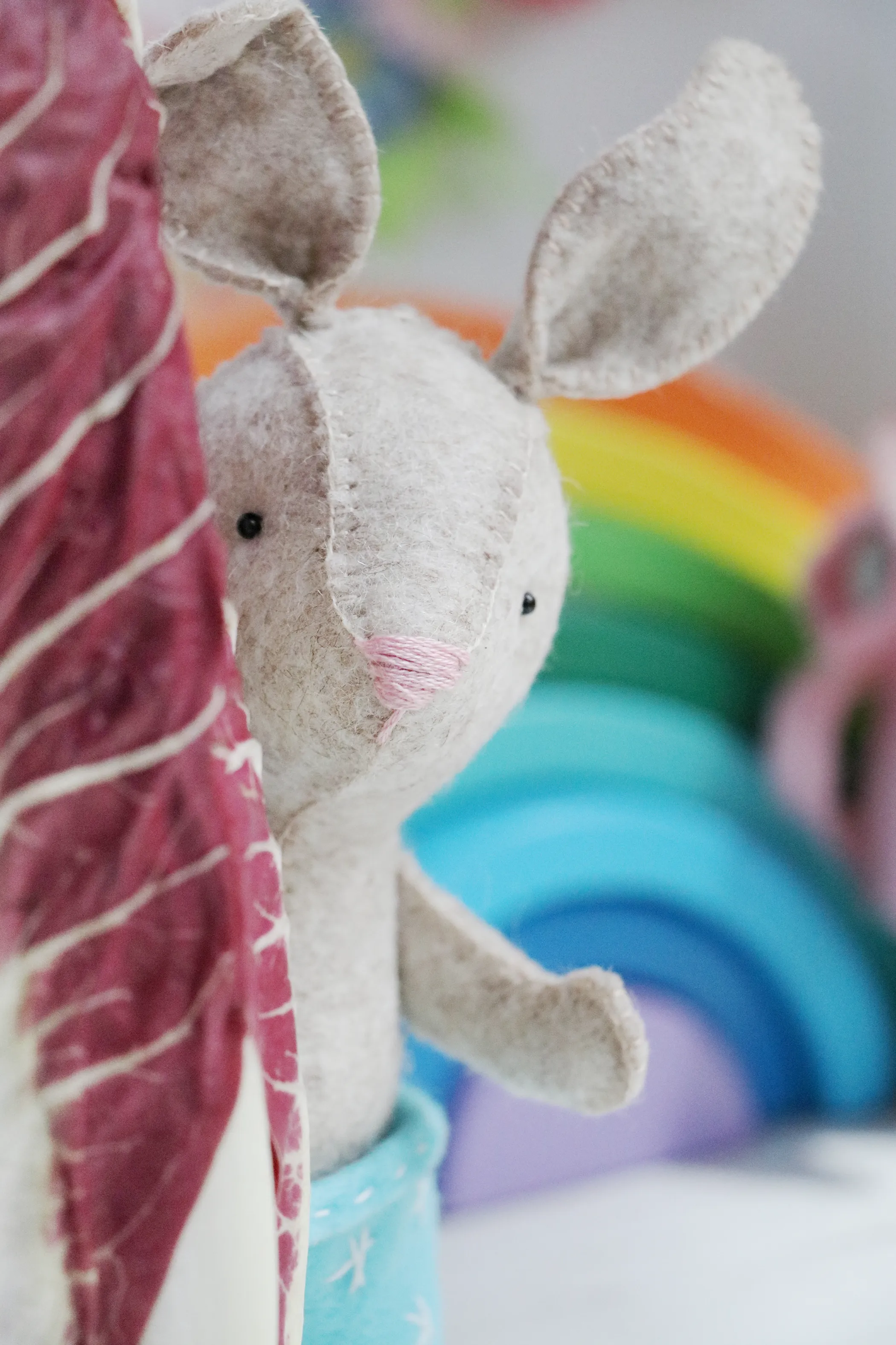 Monty & June: Rabbit sewing pattern