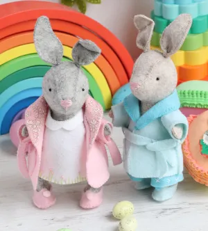 Monty & June: Rabbit sewing pattern