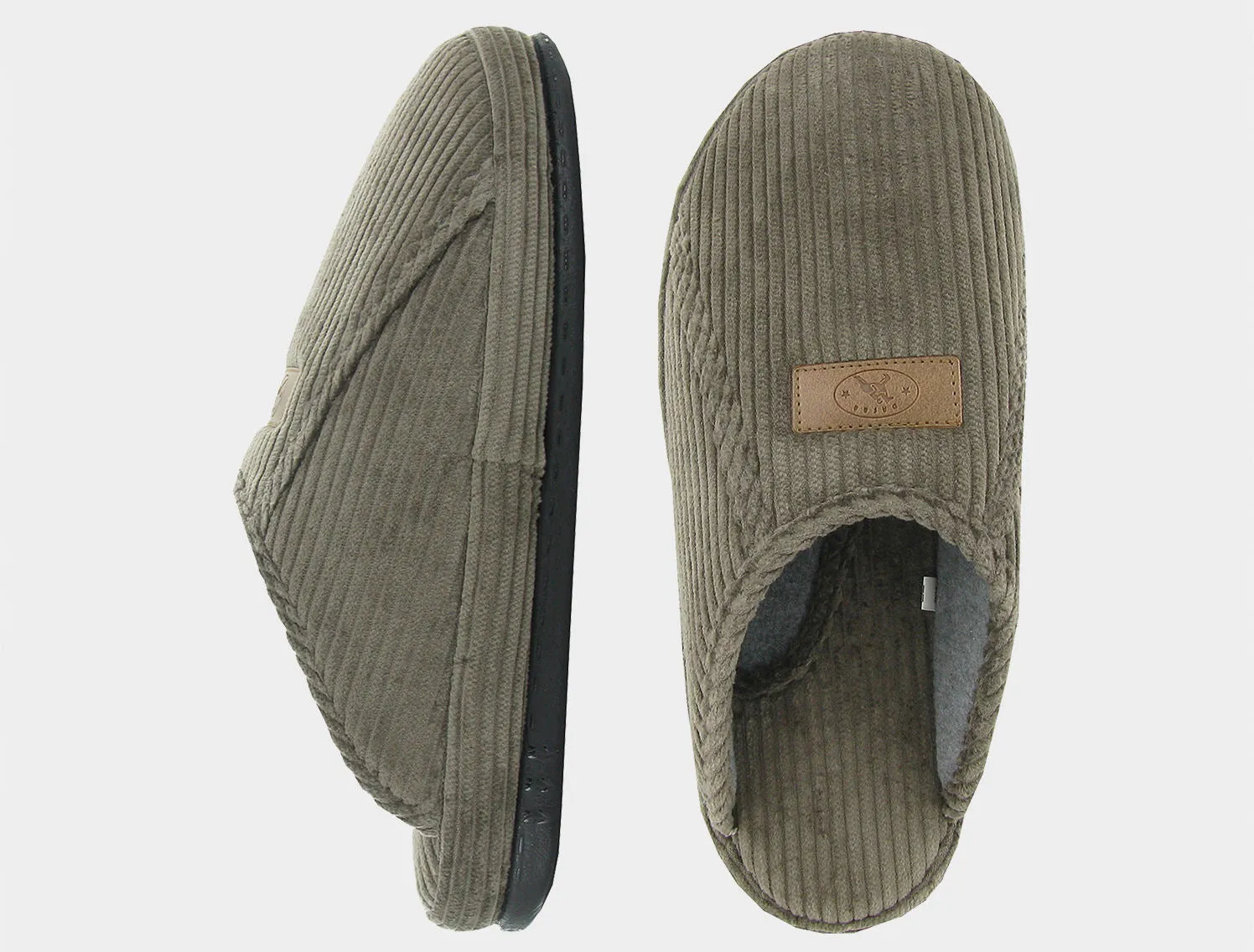 Naot Mens Laze Slippers Dark Grey