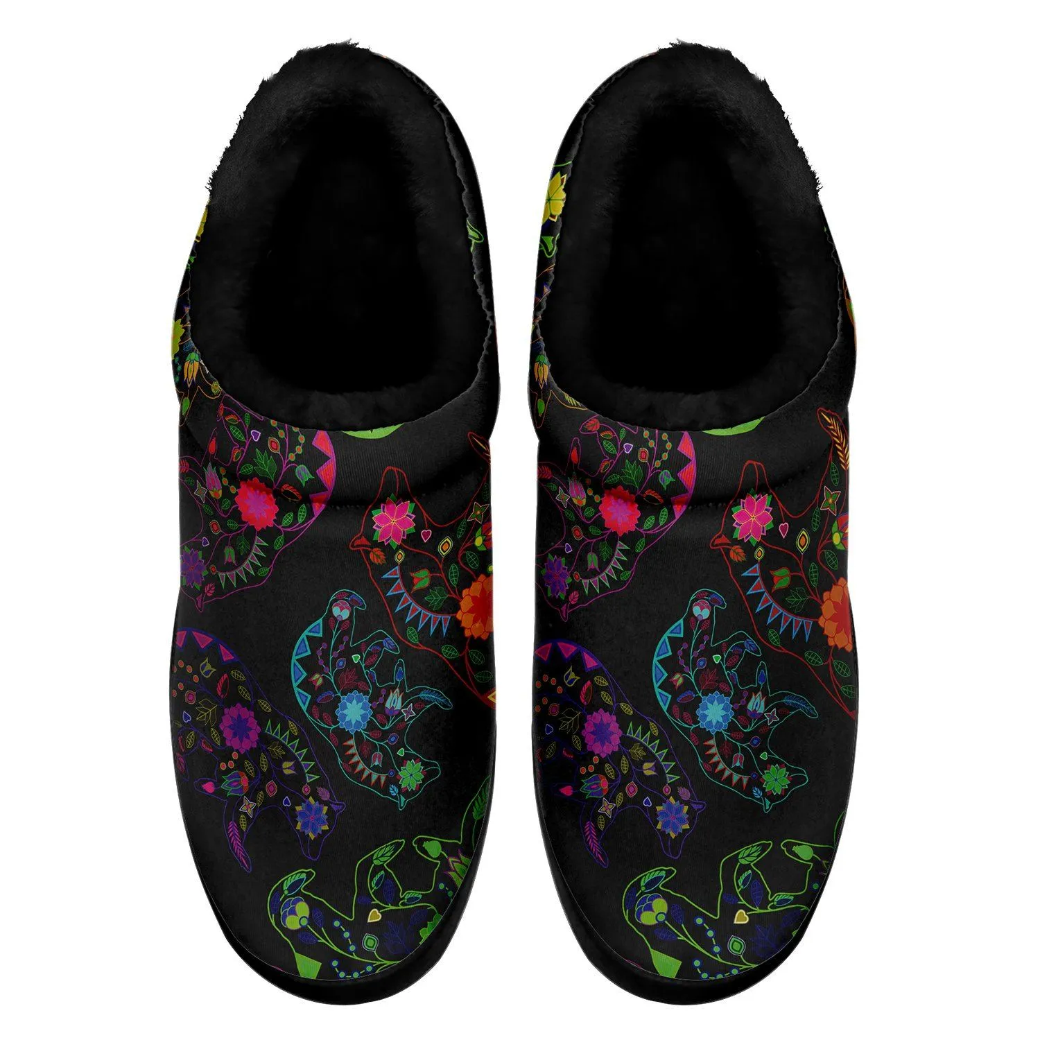 Neon Floral Bears Ikinnii