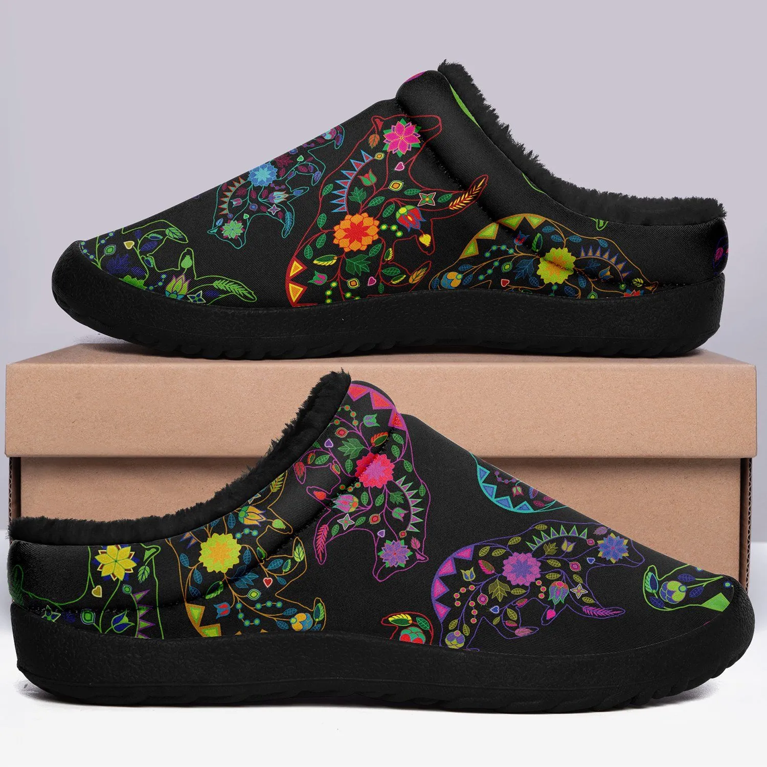 Neon Floral Bears Ikinnii