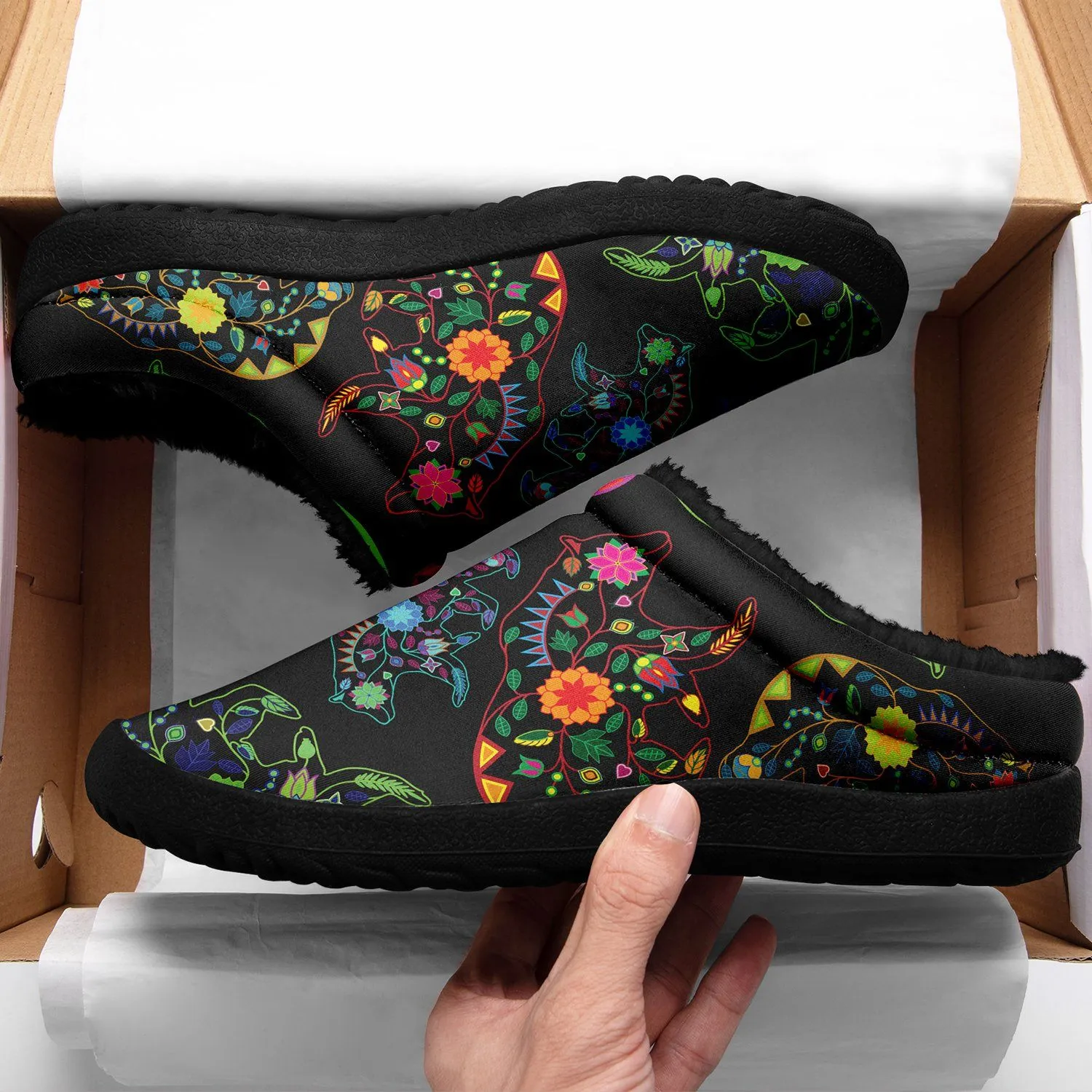 Neon Floral Bears Ikinnii