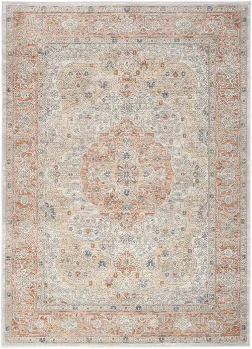 Nicole Curtis Series 4 SR404 Ivory/Multi Rug