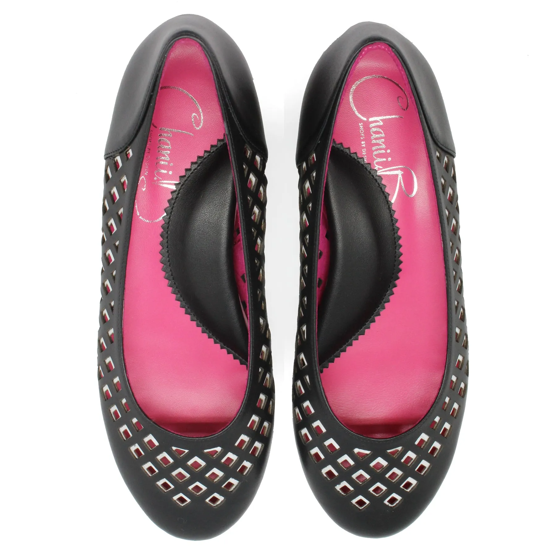Onyx - Black/White Ballerina last pairs 38, 39 and 41!