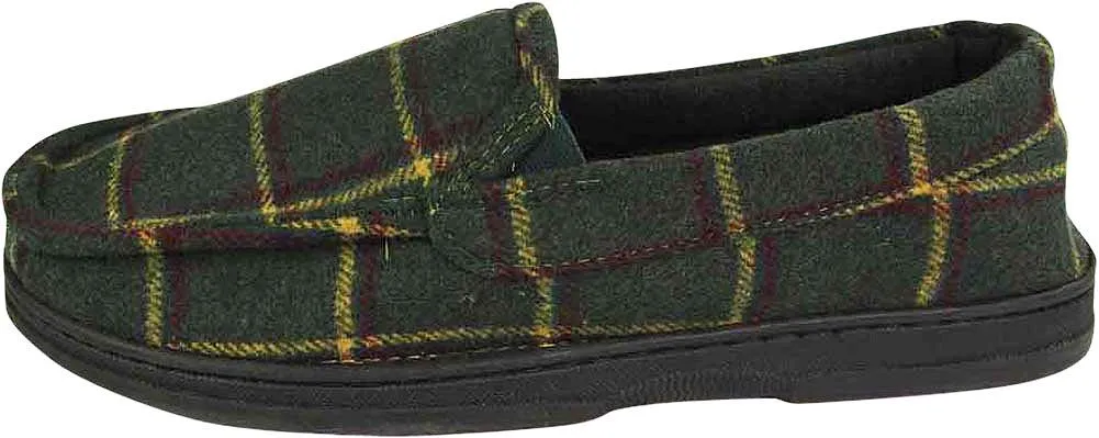 Perry Ellis Portfolio Mens Moccasin & Twin Gore Slippers - 9 Colors / Styles, 40033