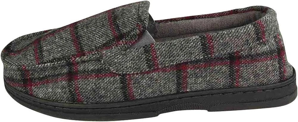 Perry Ellis Portfolio Mens Moccasin & Twin Gore Slippers - 9 Colors / Styles, 40033