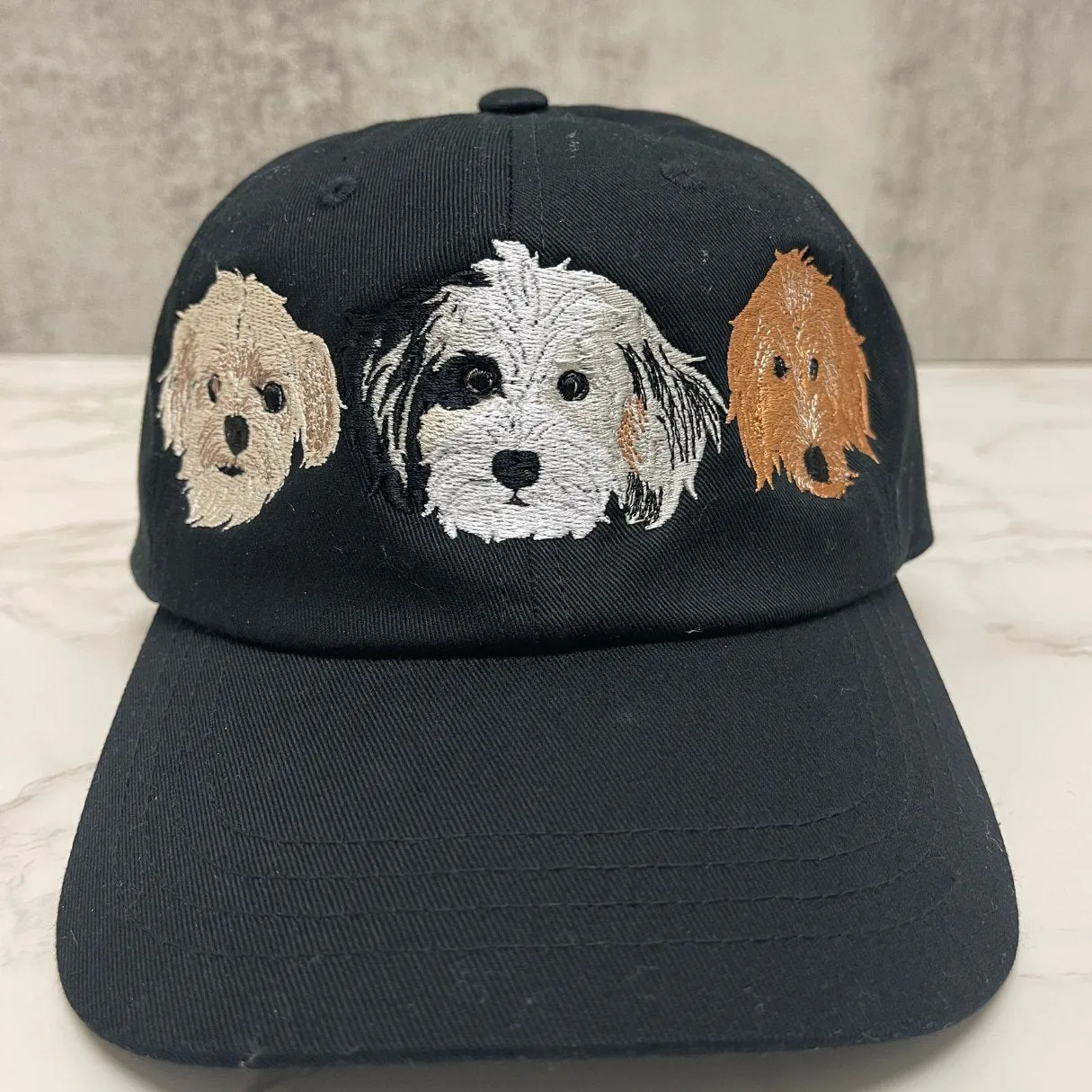 Personalized Pet Hat with Custom Embroidered Photo - Unique Pet Lover Gift Idea