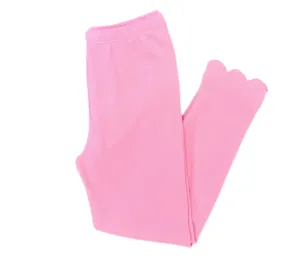 Pink Scalloped Legging Wreath Knit