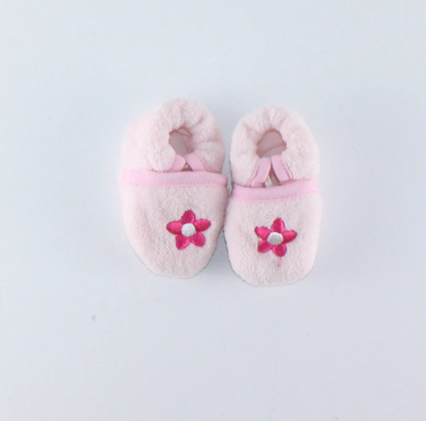 PINK SOFT SLIPPERS APPROX 3-6M PRE-LOVED