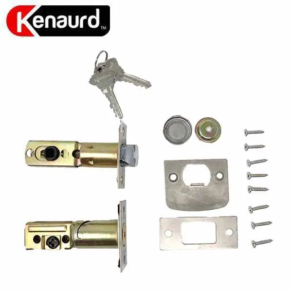 Premium Square Contemporary Design Handleset w/ Lever - Satin Silver - SC1 - Optional Handing