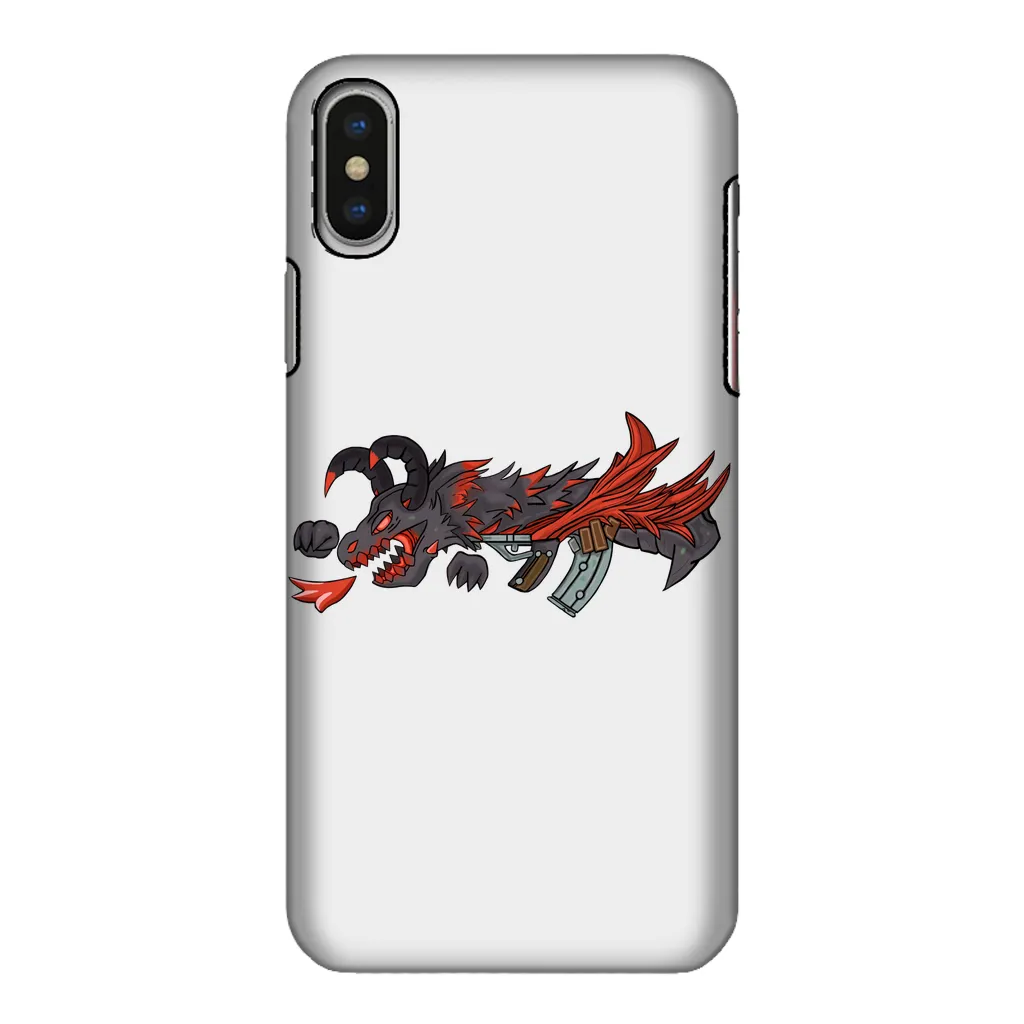 Red Dragon Gun Fully Printed Tough Phone Case