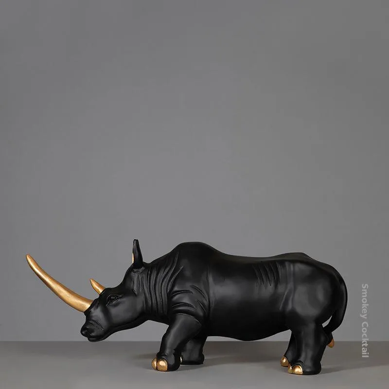 RHINO HANDMADE SCULPTURE