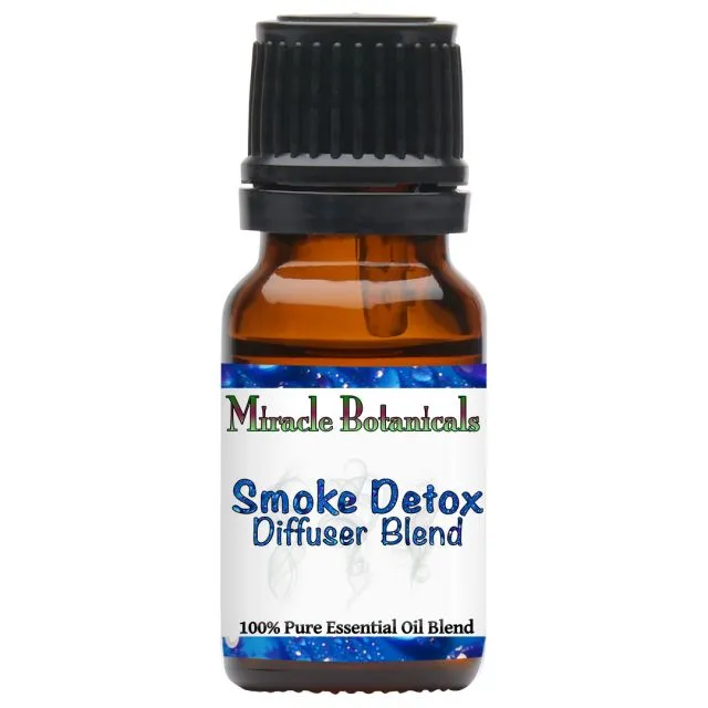 Smoke Detox Essential Oil Blend - 100% Pure Essential Oil Blend to Relieve Symptoms of Smoke Pollution