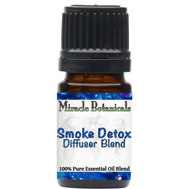 Smoke Detox Essential Oil Blend - 100% Pure Essential Oil Blend to Relieve Symptoms of Smoke Pollution