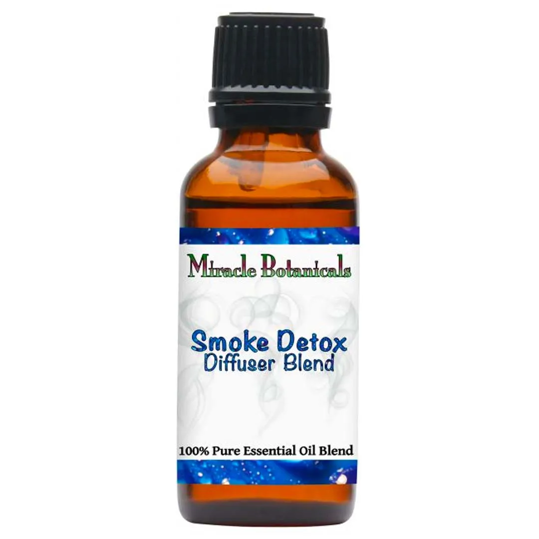 Smoke Detox Essential Oil Blend - 100% Pure Essential Oil Blend to Relieve Symptoms of Smoke Pollution