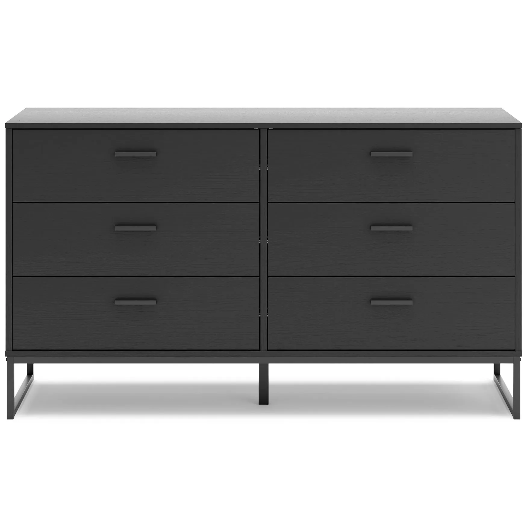 Socalle Full Platform Bed with Dresser and 2 Nightstands