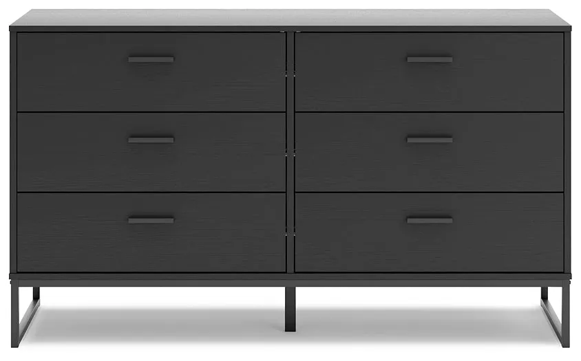 Socalle Full Platform Bed with Dresser and Chest