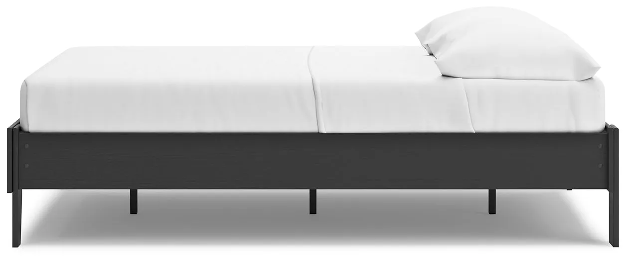 Socalle Full Platform Bed with Dresser and Chest