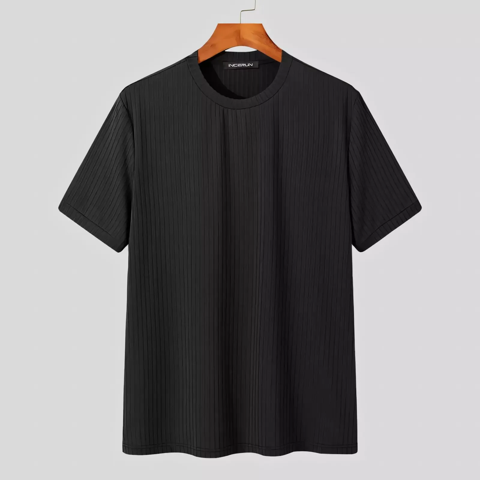 Solid Color O-neck Short Sleeve Tee