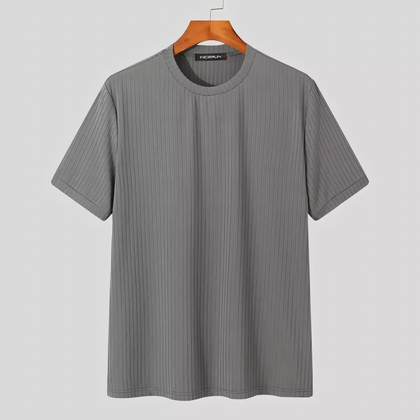 Solid Color O-neck Short Sleeve Tee