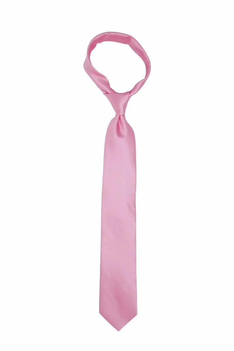 Solid Light Pink Traditional Tie