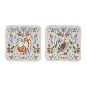 Ulster Weavers Blackthorn Coasters - 4 Pack One Size in Beige