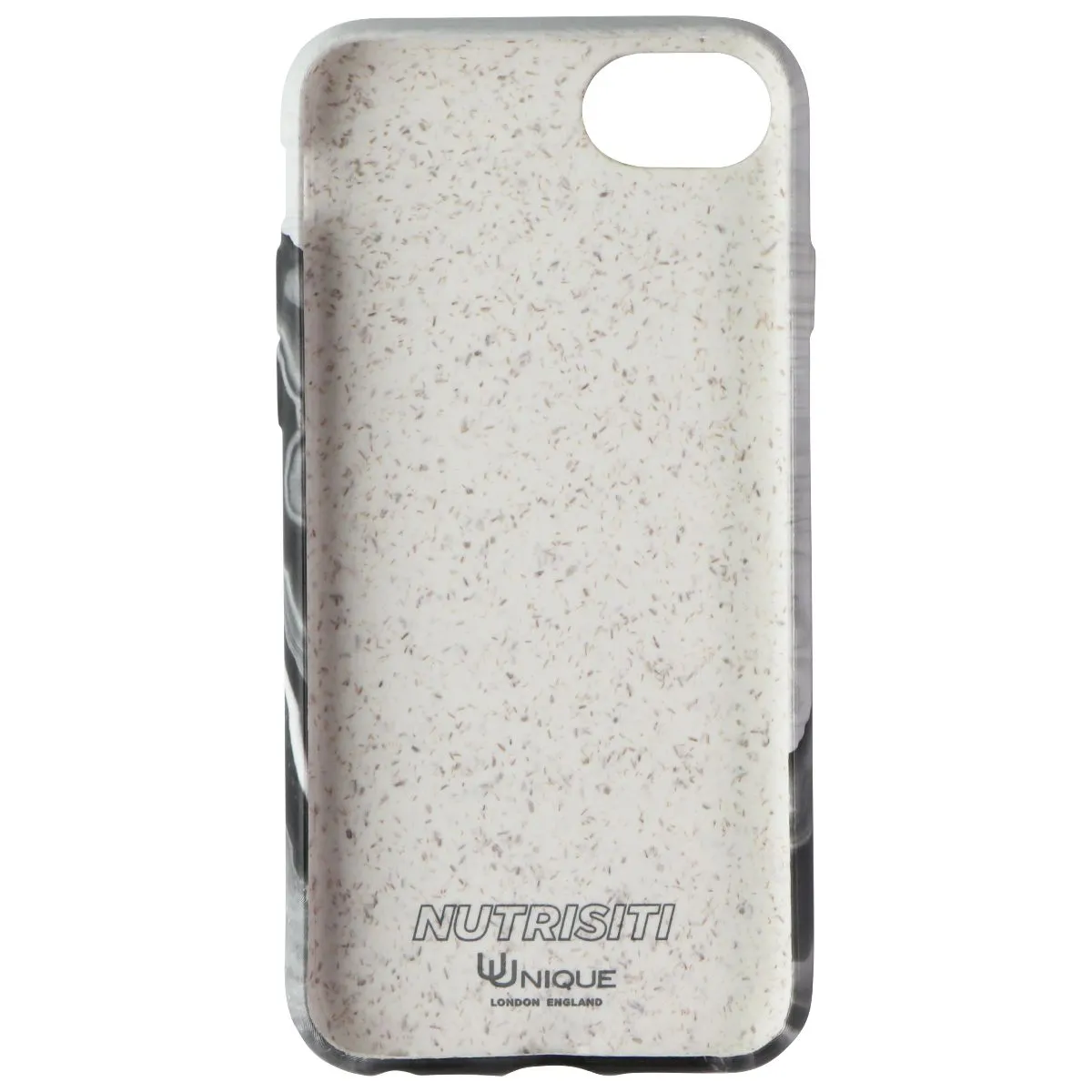 Unique London Eco-Friendly Back Case for iPhone SE (2nd Gen) 8/7/6s - Gray Geode