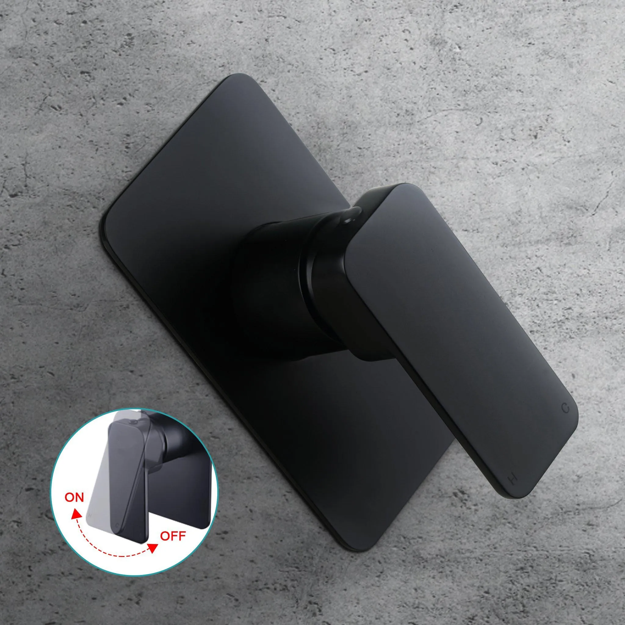 VIVA Shower / Bath Mixer Black - BT206B