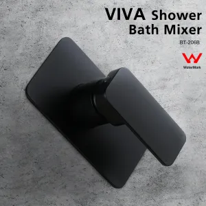 VIVA Shower / Bath Mixer Black - BT206B