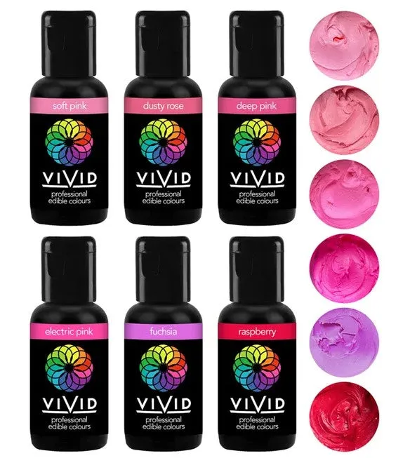 Vivid Passion Pink Gel Colour Pack