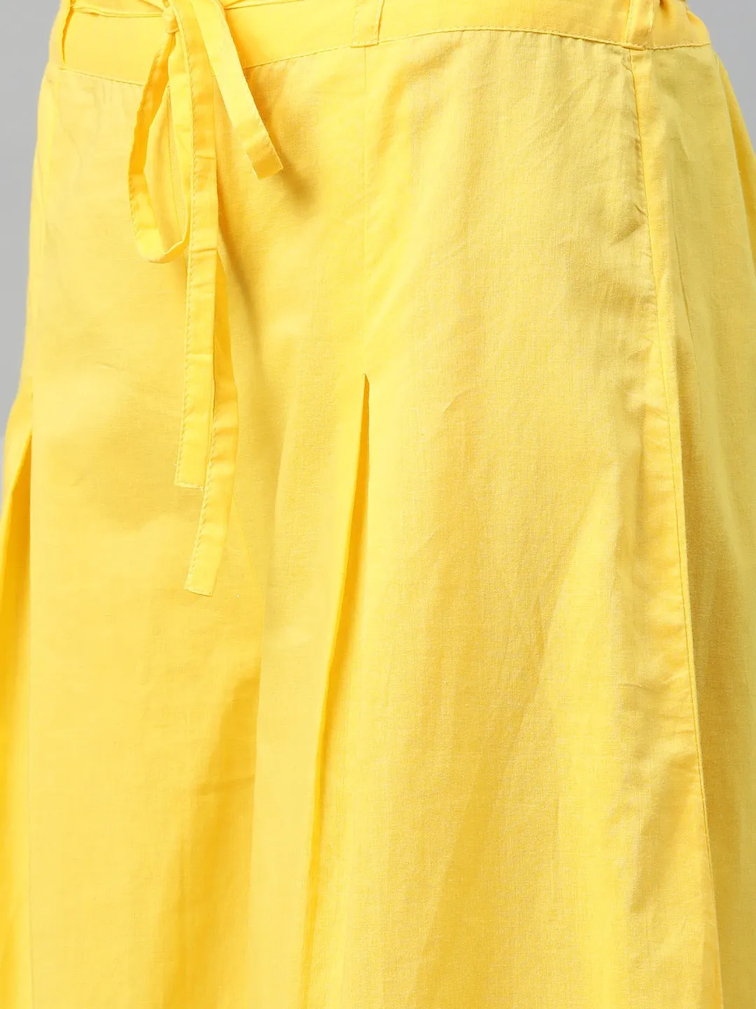 Women Yellow Floral Printed Kurta