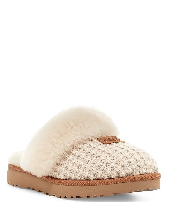 Womens Cozy Knit Slippers by UGG in Cream