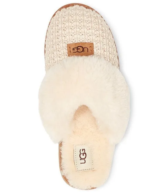 Womens Cozy Knit Slippers by UGG in Cream